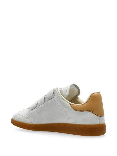 Isabel Marant Beth Leather Sneakers In White