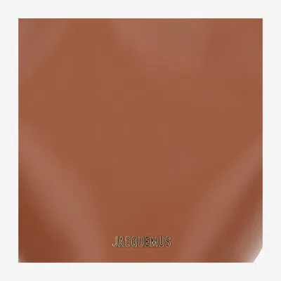 Jacquemus Le Bambola Moyen Leather Shoulder Bag In Light Brown
