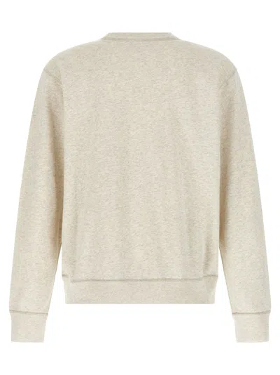 Isabel Marant Marant Mikoy Flocked Logo Sweatshirt In Pink