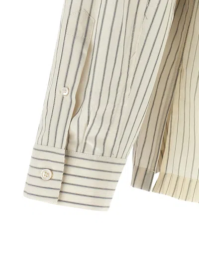 Maison Margiela Camicia In Cotone Ricamato Uomo In Multicolor