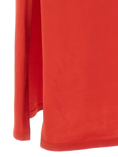 Loulou Studio Red Dress With Knotted Detail In Red