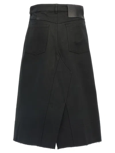 Jil Sander Women Midi Skirt In Black