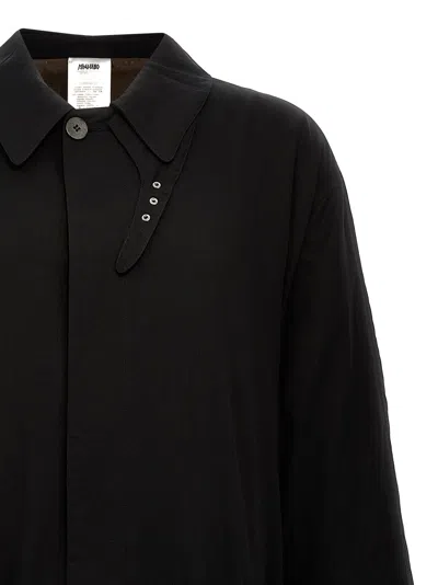 Magliano Black La Sapienza Coat In Black