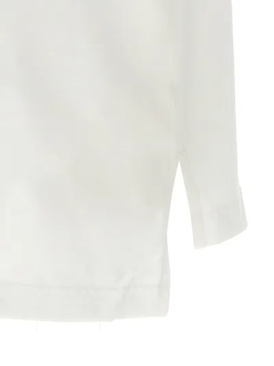 Y-3 Adidas Y 3 White Crew Neck T Shirt With Logo