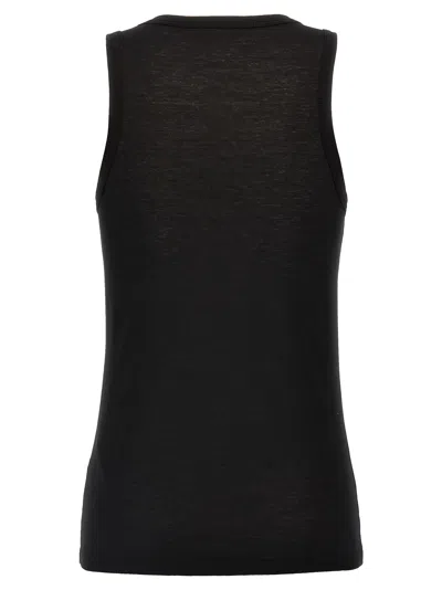 Shop Jil Sander Logo Top In Black