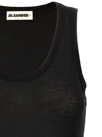 Shop Jil Sander Logo Top In Black
