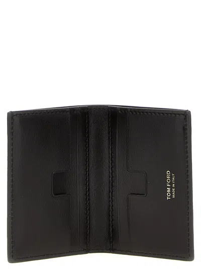 Tom Ford Snake Print Card Holder Wallets, Card Holders Brown In Brown