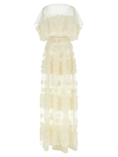 Norma Kamali Super Os Dresses White In Neutral