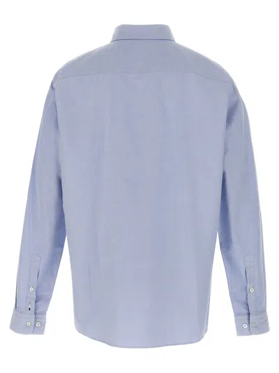 Hugo Boss Boss Cotton Shirt In Light Blue