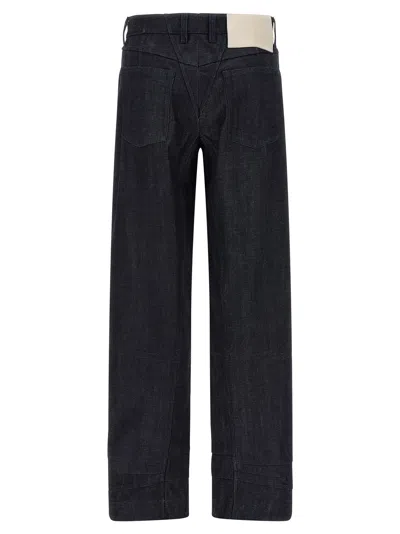 Jil Sander Denim Jeans With Back Pocket And Belt Loops In Black