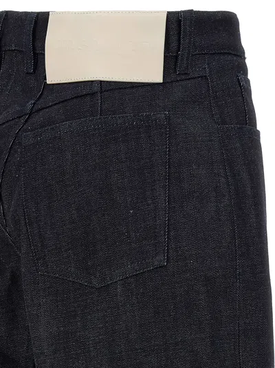 Jil Sander Denim Jeans With Back Pocket And Belt Loops In Black