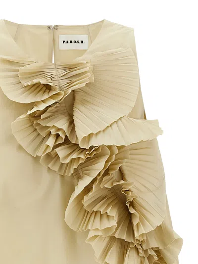 P.a.r.o.s.h Pimpy Tops Beige In Neutral