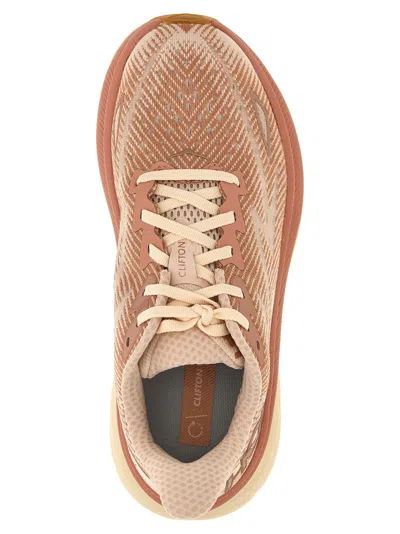 Hoka Clifton 9 Running Shoe In Pink