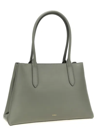 Furla Meridiana L Shopping Bag In Green