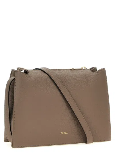 Furla ' Nuvola S' Crossbody Bag In Gray