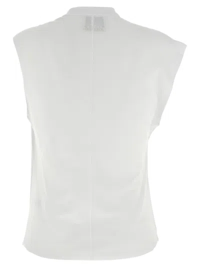Isabel Marant Nayda Bow-detailed T-shirt In White