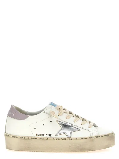 Golden Goose Low Hi Star Sneakers With Platform In Pink