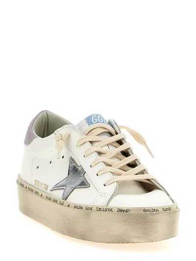 Golden Goose Low Hi Star Sneakers With Platform In Pink