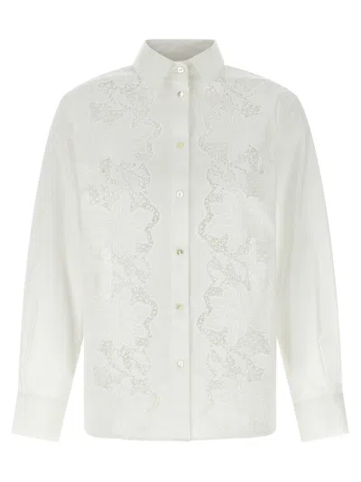 P.a.r.o.s.h Shirt With Embroidery In White