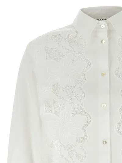 P.a.r.o.s.h Shirt With Embroidery In White