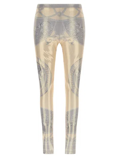 Versace Leggings In Multicolor