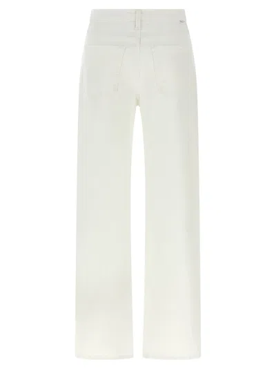 Mother Jeans The Dodger Sneak White