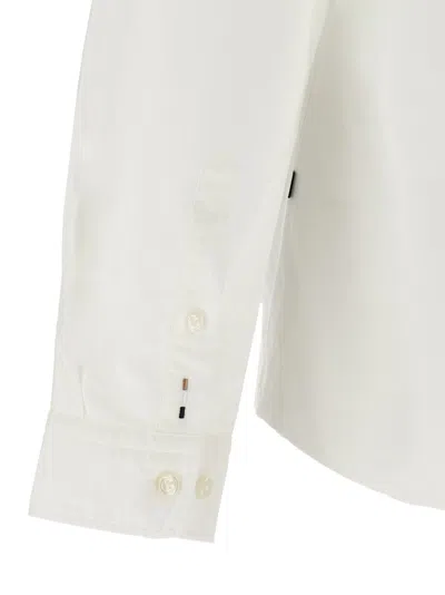 Hugo Boss Boss Cotton Shirt In White