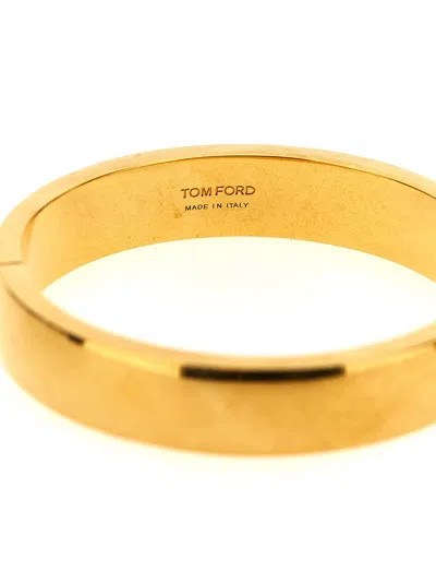 Tom Ford Women Handcuff Bracelet In Gold