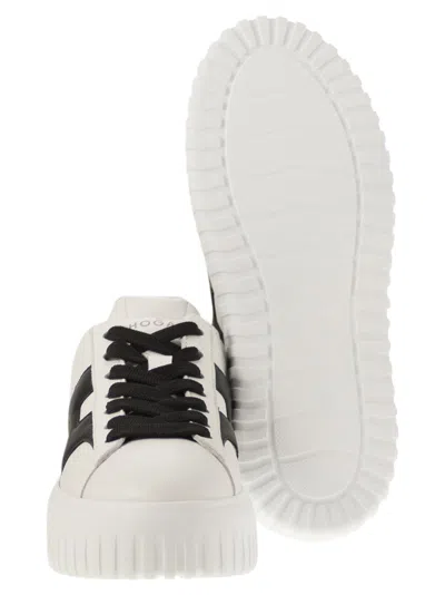 Hogan Nappa Leather Sneakers With Extralight Eva Sole In White