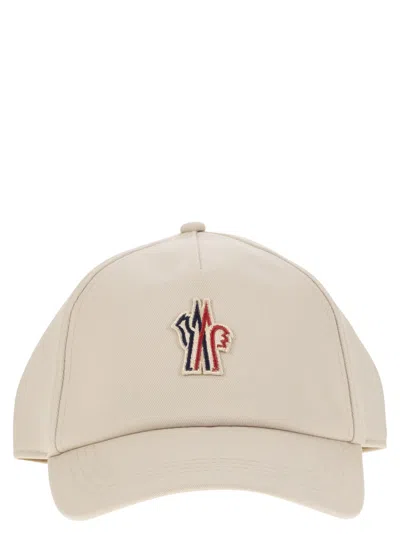 Moncler Cap In Ivory