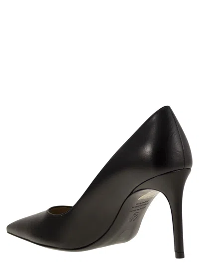 Stuart Weitzman Stuart Power 85 Leather Pumps In Multi