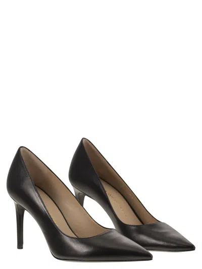 Stuart Weitzman Stuart Power 85 Leather Pumps In Multi