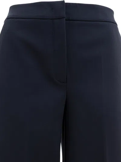 Max Mara Pocket Casual Pants In Blue