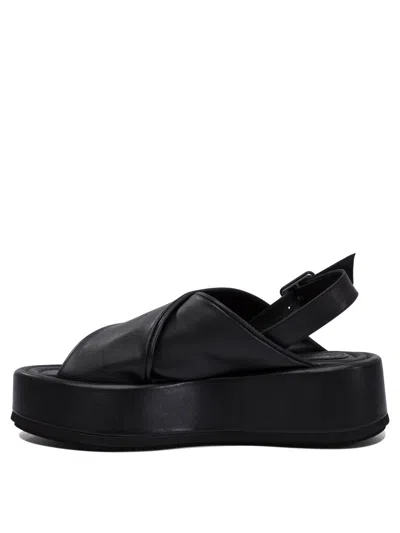 Paloma Barceló Basima Black Platform Sandal