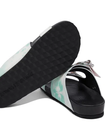 Pierre Hardy Printed Leather Sandals In Multi