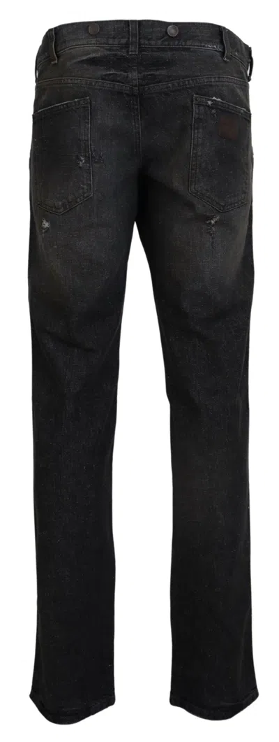 Dolce & Gabbana Exquisite Gray Denim Pants For The Modern Men's Gentleman In Gray
