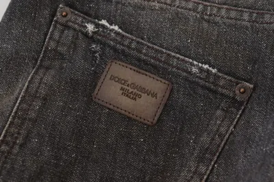 Dolce & Gabbana Exquisite Gray Denim Pants For The Modern Men's Gentleman In Gray