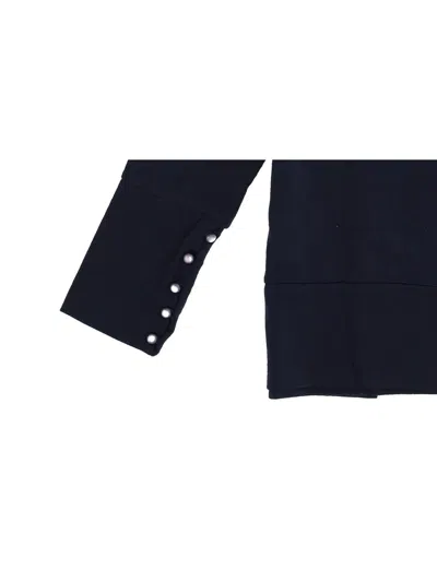 Antipast Knit T-shirt Black In Dark Blue
