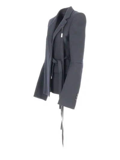 Ann Demeulemeester Venla Asymmetric Tailored Jacket In Black