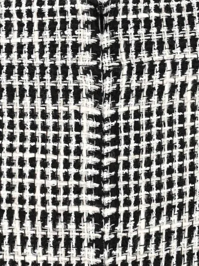 Gianluca Capannolo Houndstooth Midi Skirt - White