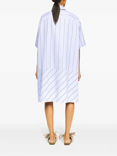 Jw Anderson J. W. Anderson Chemisier Dress In Blue