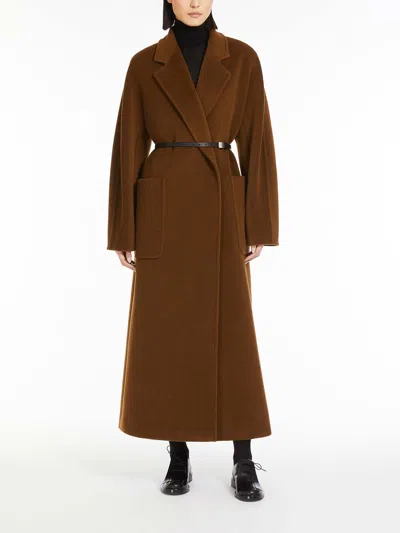 Max Mara Coat In Brown