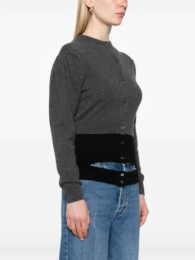 Meryll Rogge Cashmere Puff Sleeve Cardigan In Multi