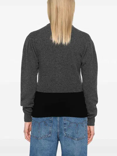 Meryll Rogge Cashmere Puff Sleeve Cardigan In Multi