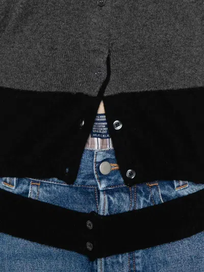 Meryll Rogge Cashmere Puff Sleeve Cardigan In Multi