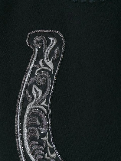 Shop Dolce & Gabbana Embroidered Horseshoe Sweatshirt