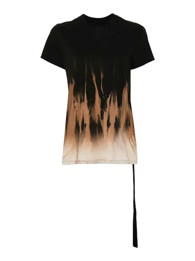 Rick Owens Drkshdw Small Level T-shirt In Black