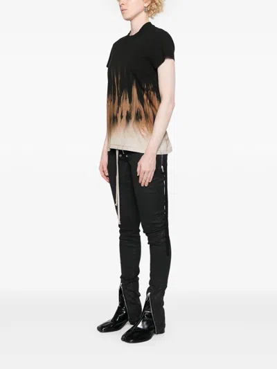 Rick Owens Drkshdw Small Level T-shirt In Black