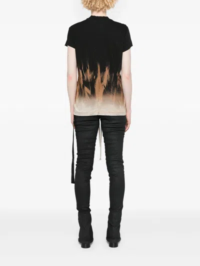 Rick Owens Drkshdw Small Level T-shirt In Black