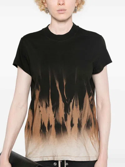 Rick Owens Drkshdw Small Level T-shirt In Black